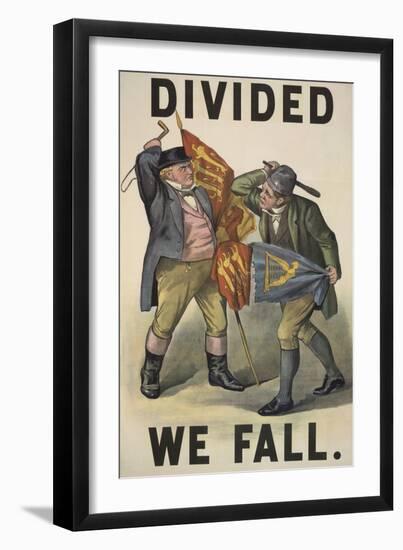 Divided We Fall'-null-Framed Giclee Print