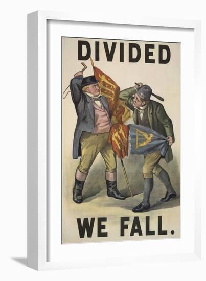 Divided We Fall'-null-Framed Giclee Print