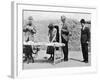 Dividing the Finds - Iraq - Archaeology - Gertrude Bell-null-Framed Photographic Print