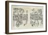 Divinatory Almanac in Mayan Writing-null-Framed Giclee Print