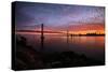 Divine Clouds and Cityscape at Sunset, San Francisco Bay-Vincent James-Stretched Canvas
