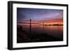 Divine Clouds and Cityscape at Sunset, San Francisco Bay-Vincent James-Framed Photographic Print
