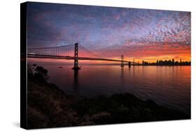 Divine Clouds and Cityscape at Sunset, San Francisco Bay-Vincent James-Stretched Canvas