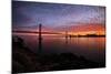 Divine Clouds and Cityscape at Sunset, San Francisco Bay-Vincent James-Mounted Photographic Print
