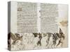 Divine Comédie de Dante . L'Enfer avec un commentaire de Fra Guido de Pise-null-Stretched Canvas