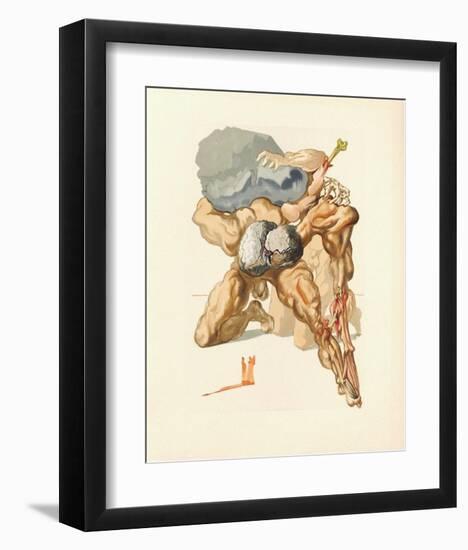 Divine Comedie, Enfer 07: Les Avares Et Les Prodigues-Salvador Dalí-Framed Collectable Print