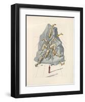 Divine Comedie, Enfer 19: Les Simoniaques-Salvador Dalí-Framed Collectable Print