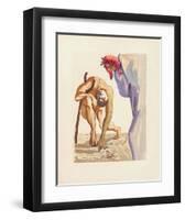 Divine Comedie, Purgatoire 07: Les Princes De La Vallée-Salvador Dalí-Framed Collectable Print