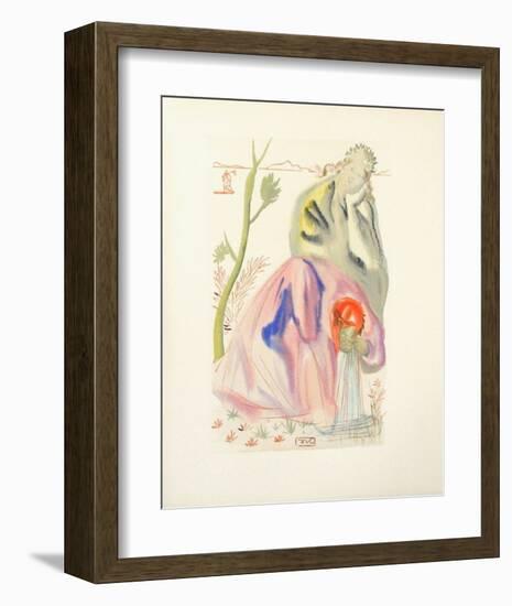 Divine Comedie, Purgatoire 21: La source-Salvador Dalí-Framed Premium Edition