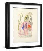 Divine Comedie, Purgatoire 21: La source-Salvador Dalí-Framed Premium Edition