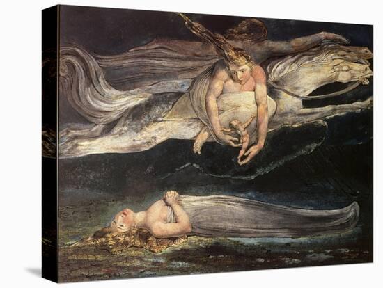 Divine Comedy: Pity-William Blake-Stretched Canvas