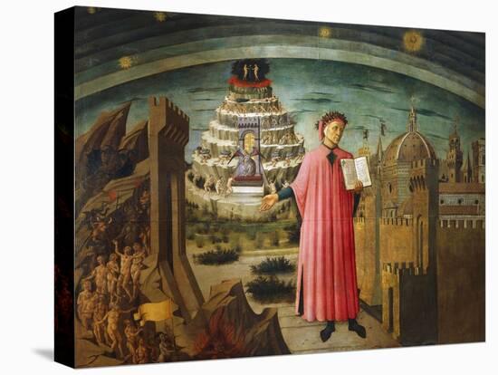 Divine Comedy-Dante Alighieri-Stretched Canvas