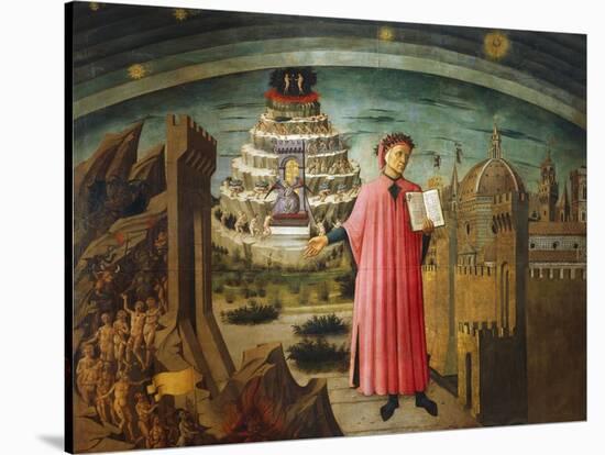 Divine Comedy-Dante Alighieri-Stretched Canvas