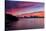 Divine Deep Sunset at Bay Bridge, San Francisco Bay Area-Vincent James-Stretched Canvas