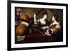 Divine Inspiration of Music, c.1640-Nicolas Regnier-Framed Giclee Print