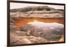 Divine Morning Star at Mesa Arch, Moab, Utah, Canyonlands-Vincent James-Framed Photographic Print