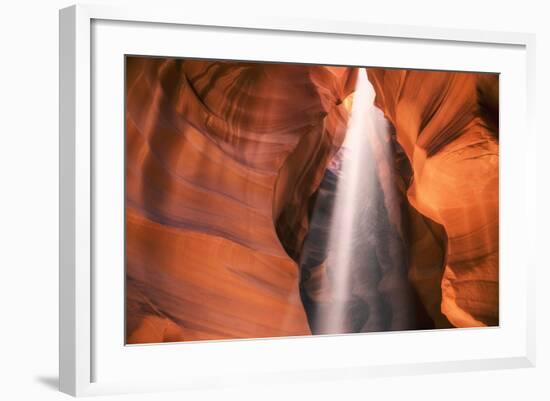 Divine Navajo Light, Upper Antelope Canyon, Page, Arizona-Vincent James-Framed Photographic Print