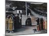 Divine Service in the Village Par Pirosmani, Niko (1862-1918). Oil on Cardboard, Size : 79X100, , S-Niko Pirosmani-Mounted Giclee Print