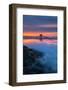 Divine Sunrise Light and Fog, Golden Gate Bridge, San Francisco-Vincent James-Framed Photographic Print