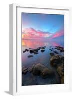 Divine Sunset Scene at San Pablo Bay-null-Framed Photographic Print