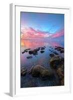 Divine Sunset Scene at San Pablo Bay-null-Framed Photographic Print