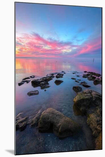 Divine Sunset Scene at San Pablo Bay-null-Mounted Photographic Print