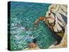 Diving and Swimming,,Skiathos. 2016-Andrew Macara-Stretched Canvas