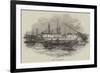 Diving at Blackwall-null-Framed Giclee Print