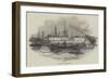 Diving at Blackwall-null-Framed Giclee Print