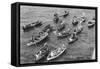 Diving Boys at Las Palmas, Gran Canaria, Canary Islands, Spain, 20th Century-null-Framed Stretched Canvas
