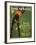 Diving for Success-null-Framed Giclee Print