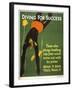 Diving for Success-null-Framed Giclee Print