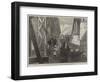 Diving for the Stolen Watches at Blackfriars Bridge-null-Framed Giclee Print