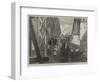 Diving for the Stolen Watches at Blackfriars Bridge-null-Framed Giclee Print