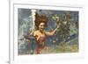 Diving Girl, Weekiwachee Spring, Florida-null-Framed Premium Giclee Print