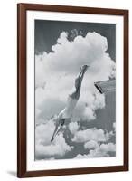 Diving Girl-null-Framed Giclee Print