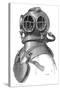 Diving Helmet with Weights Attached-null-Stretched Canvas