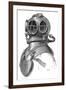 Diving Helmet with Weights Attached-null-Framed Premium Photographic Print