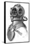 Diving Helmet with Weights Attached-null-Framed Stretched Canvas