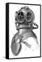 Diving Helmet with Weights Attached-null-Framed Stretched Canvas