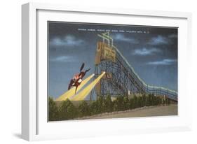 Diving Horse, Atlantic City, New Jersey-null-Framed Art Print