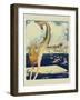 Diving Mermaid-null-Framed Art Print