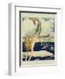 Diving Mermaid-null-Framed Art Print