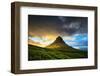 Diving Midnight Light, Summer Kirkjufell Iceland-Vincent James-Framed Photographic Print