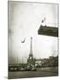 Diving Off a Platform on the Ile Des Cygnes-null-Mounted Premium Photographic Print