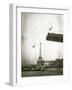 Diving Off a Platform on the Ile Des Cygnes-null-Framed Photographic Print