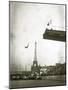 Diving Off a Platform on the Ile Des Cygnes-null-Mounted Photographic Print
