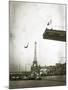 Diving Off a Platform on the Ile Des Cygnes-null-Mounted Photographic Print