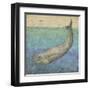 Diving Whale I-Megan Meagher-Framed Art Print