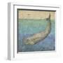 Diving Whale I-Megan Meagher-Framed Art Print